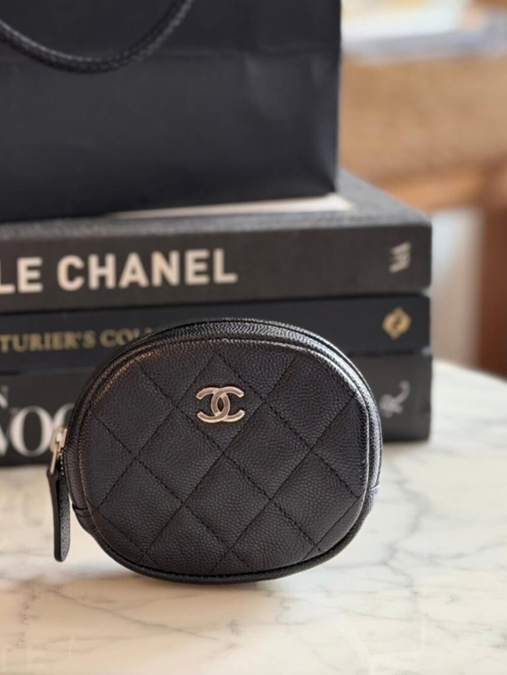 Chanel Caviar Quilted Coin Purse